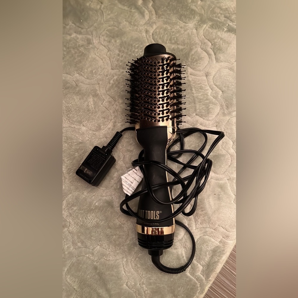 Gold Hot Tools Round Brush Blow Dryer